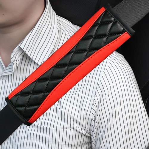 Car Seat Belt Pad Safety Cushion Shoulder Strap Cover Harness Vehicle Universal - Picture 3 of 18