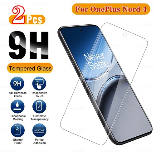2PCS Oneplus Nord 4 5G Nord4 Tempered Glass Film Cover Guard Screen Protector - 第 1/9 張圖片