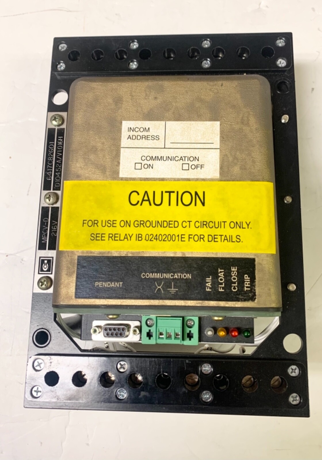 EATON CUTLER HAMMER MPCVD 6417C82G01 MPCV D 216V D10452A1V1016H eBay