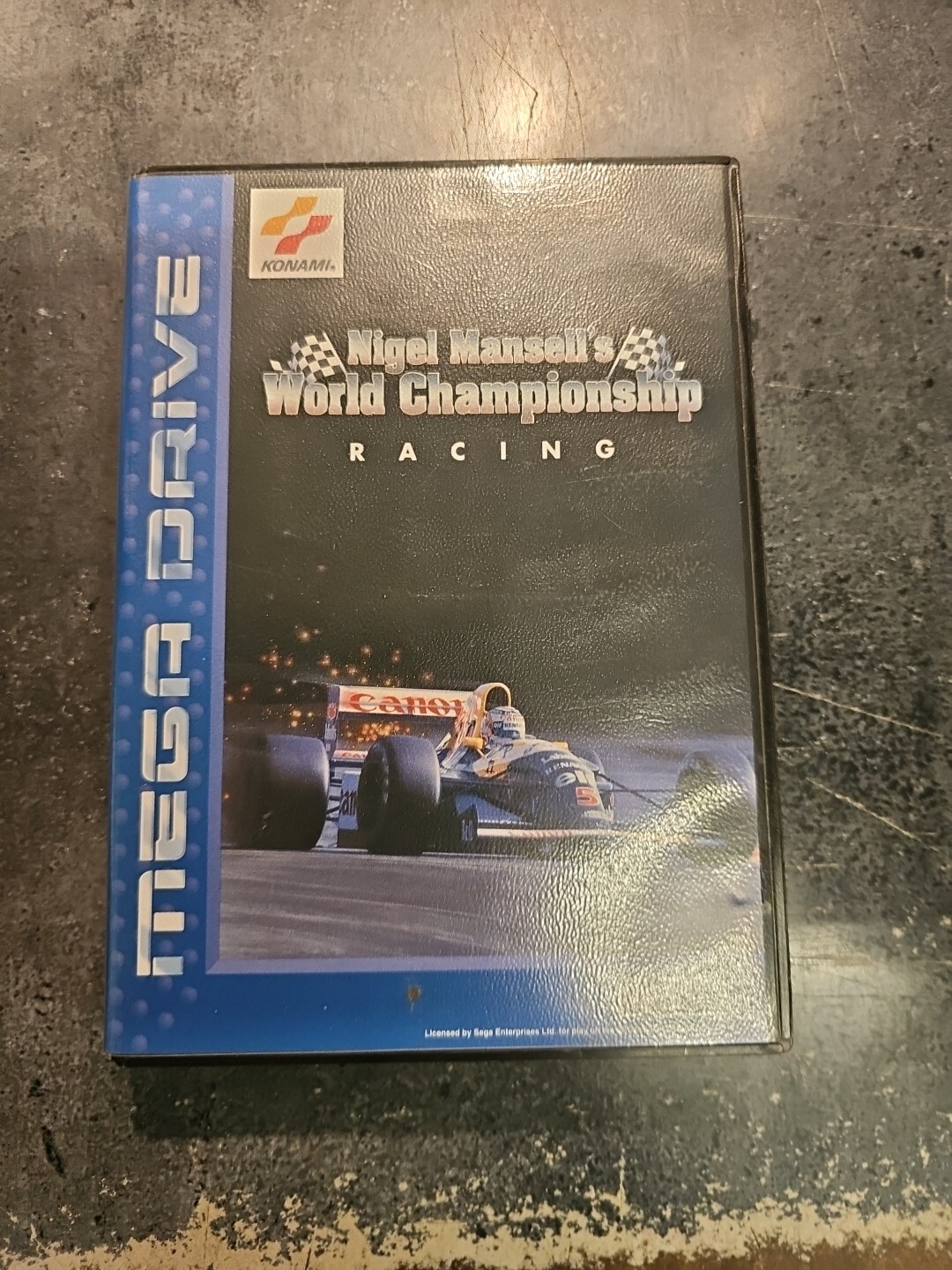 SEGA Mega Drive Spiel Nigel Mansell's World Championship Racing in OVP