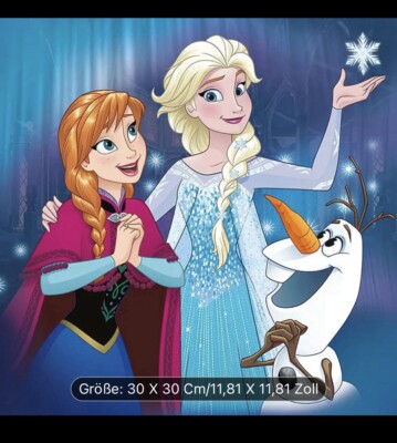 Diamond Painting Set Diamantmalerei Frozen Elsa Anna Olaf Die Eiskönigin 30x30cm