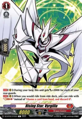 x4 Rising Star, Vyrgilla - DZ-BT02/072EN - C CFV M/NM