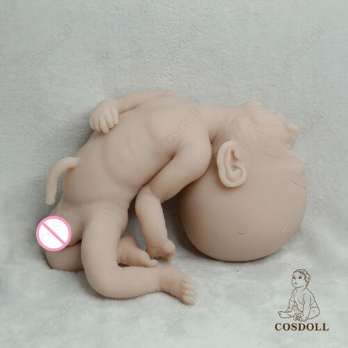 COSDOLL 15,5 Zoll Frühgeborenes Baby Puppe Ganzkörper weich Silikon Reborn JUNGE - Afbeelding 1 van 8