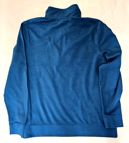 LL Bean Sweater Mens XL Regular Blue Solid Outdoors Preppy Mountains Adult - Picture 4 of 6