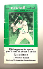 Vintage 1983 Baseball Handbook By Jimmy