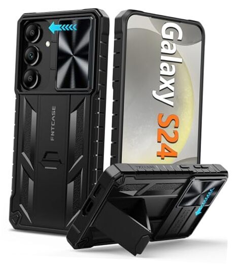 for Samsung-Galaxy S24 Protective Case: Military Grade Dropproof Cell Black