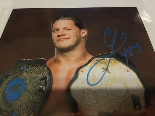 Chris Jericho Y2j Signed 8x10 Inscribed Photo Coa Dual Champion Wwf Wwe - Picture 2 of 6