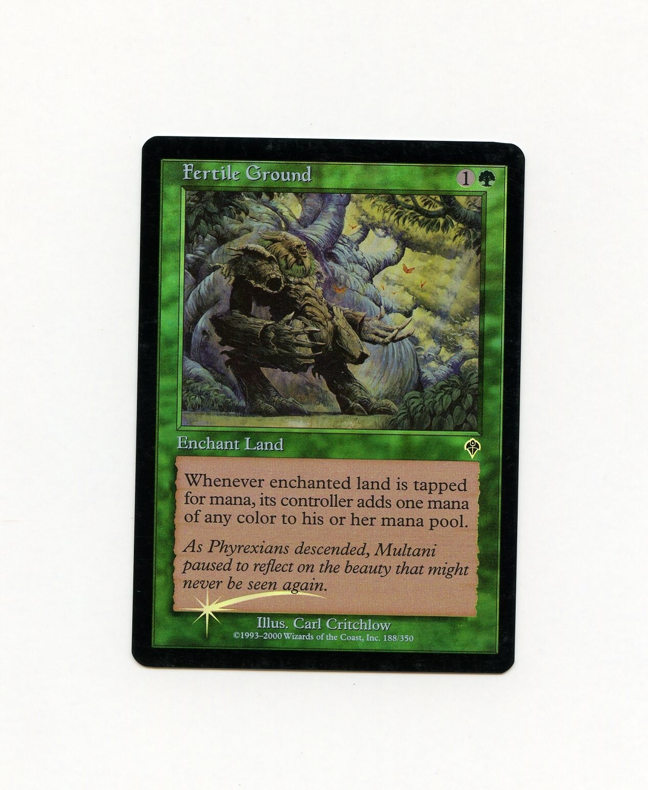 Fertile Ground Invasion FOIL NM-/LP light clouding Magic the Gathering