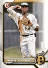 2022 BOWMAN DRAFT YORDANY DE LOS SANTOS - PITTSBURGH PIRATES #BD-1