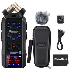 Zoom H6essential Handy Recorder, Bundle with Accessory Pack, Cleaning Cloth