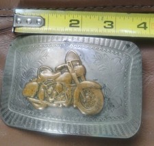 belt buckle vintage panhead Harley Made With Nickel Silver