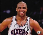 Charles Barkley Philadelphia 76ers autographed signed 8x10 Photo