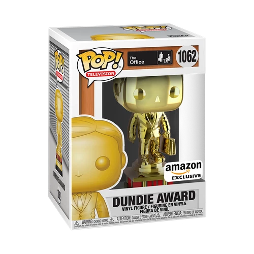 Funko Pop! Vinyl: The Office - Dundie Award (Gold) - Amazon (Exclusive) #1062