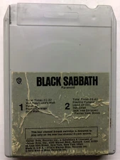 *** BLACK SABBATH PARANOID QUADRIPHONIC 8 TRACK TAPE NEW SPLICE PLAYS GREAT***