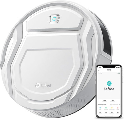 Robot Vacuum Cleaner, Strong Suction, 120 Mins Runtime, Slim, Low Noise, Automat