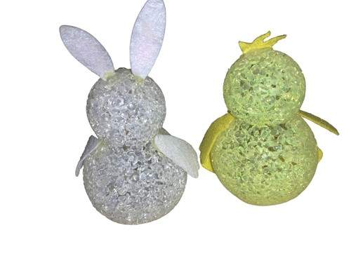 Melted Plastic Popcorn Easter Rabbits and Chicken - Picture 12 of 14