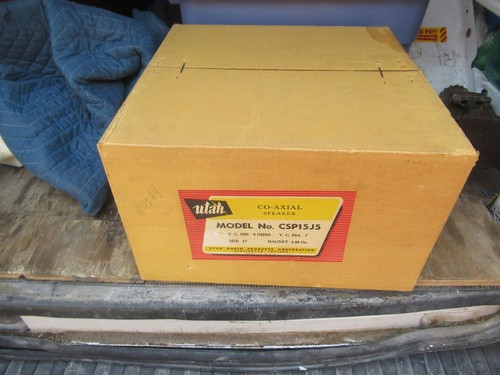 1 Utah  15"  coax  speaker  NOS  C5p15J5    for  altec JBL  mcintosh  marantz