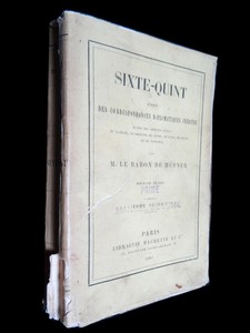 Sixte-Quint par M. Le Baron de Hubner - Tome Second - 1882 - Hachette