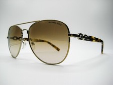 New Authentic Michael Kors Fiji MK1003 10046E 58mm Gold/Brown Gradient