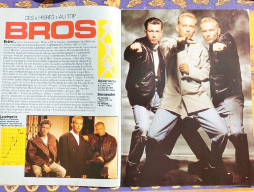 MAGAZINE TOP 50 126 BROS RENAUD M.JACKSON POSTER KIM WILDE VANESSA PARADIS 1988 - Imagen 3 de 4
