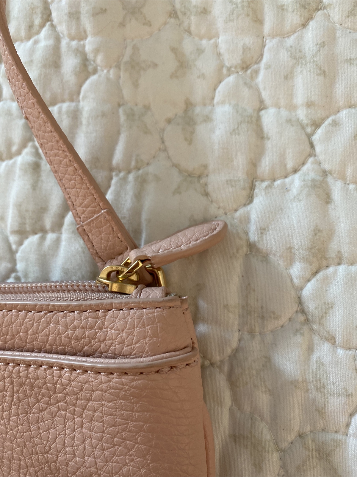 Lauren Ralph Lauren Crossbody Bag Pink Faux Leather S… Gem