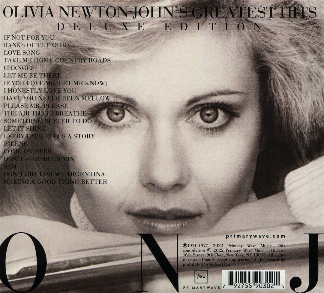 OLIVIA NEWTON-JOHN'S GREATEST HITS NEW CD 792755903025| eBay