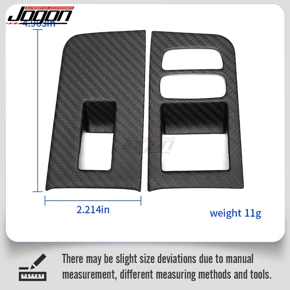 Borde de panel de botón de elevación de ventana interior de fibra de carbono mate para Lotus Emira 2022-2024 Foto 4 de 4