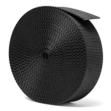 Heavyweight Nylon Webbing Strap, Flat Webbing Strapping for DIY Crafts, 12 Yards