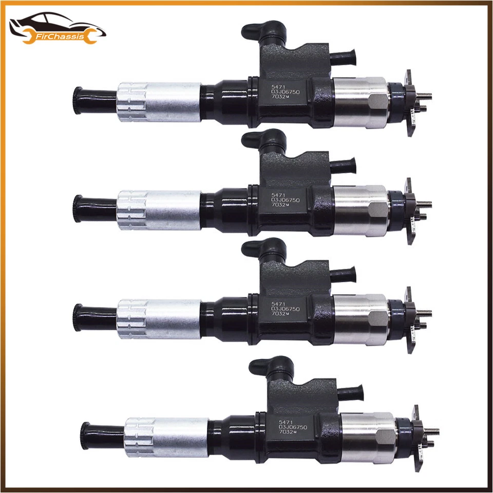 Inyectores de combustible 4HK1 para ISUZU NPR NPR-HD diésel 2001-2007 095000-5471 Foto 3 de 4