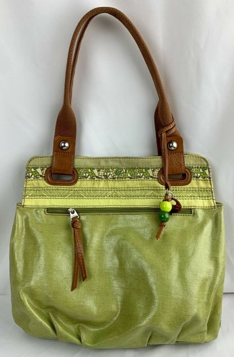 Coated Canvas Shopper Tote Purse | eBay