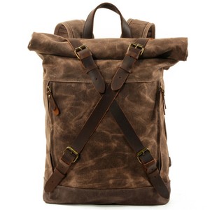 waterproof roll top backpack laptop