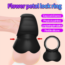 Male-Scrotum-Testicle Squeeze Rings Cage Soft Stretcher CBT Enhancer Delay Ball