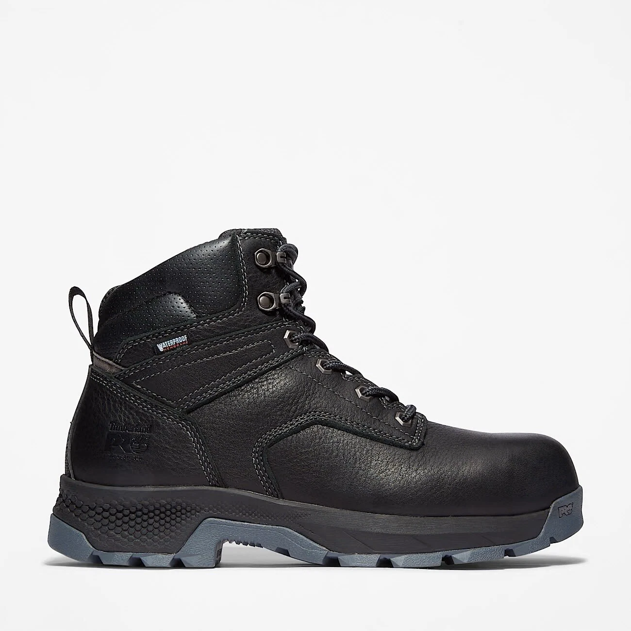 Men's Timberland PRO 6" TiTAN EV Waterproof Boots BLACK COMPOSITE TOE WORK NEW