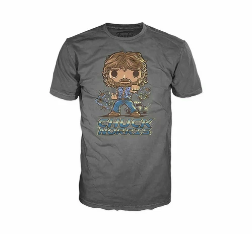 Funko Pop! Tee Shirt Chuck Norris - Small Large X-Large