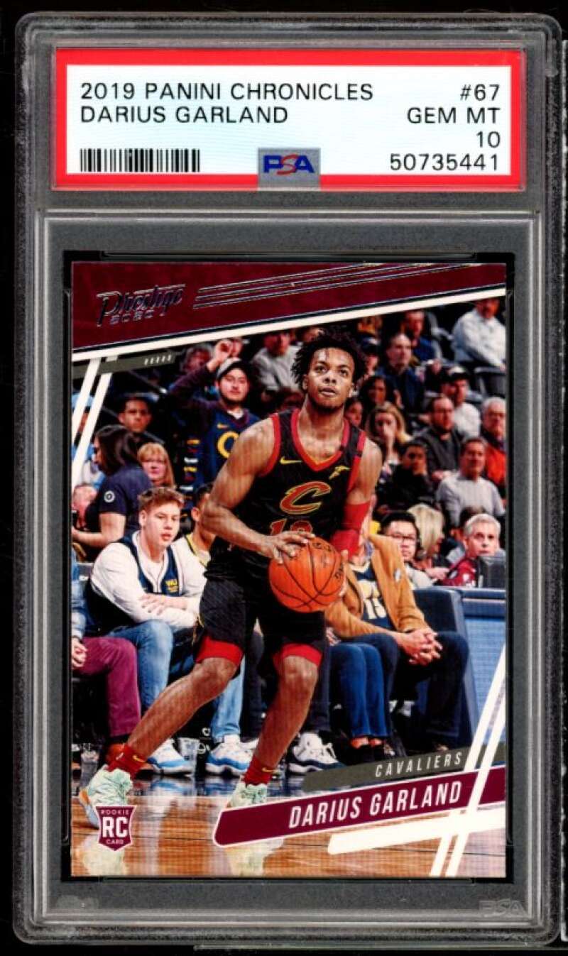 Darius Garland Rookie Card 2019-20 Panini Chronicles #67 PSA 10