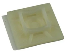 100) Pro-Power VRTH-07A,Cable Tie Mount,4-Way Entry,Adhesive,25.4mm, Release Tab