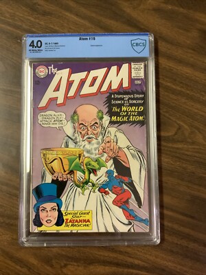Atom #19 CBCS 4.0OW/W PAGE (1965) 1st Zatanna Cover & 2nd Appearance! KEY ISSUE!