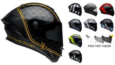 Bell 2025 RACE STAR Flex DLX with PROTINT Self Tinting Visor Motorbike Helmet