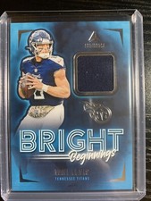 2024 Panini Luminance Football Will Levis Bright Beginnings Patch #BB-WLS