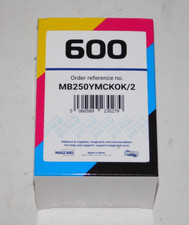 Genuine New Magicard MB250YMCKOK/2 600 Full Color Dye Film Ribbon Cleaning Spool