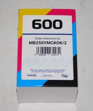 Genuine New Magicard MB250YMCKOK/2 600 Full Color Dye Film Ribbon Cleaning Spool
