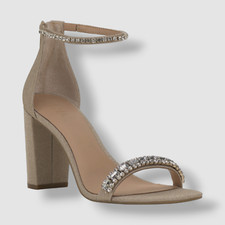 I.N.C. International Concepts Women's Gold Ankle-Strap Sandals Shoe Size 9.5M