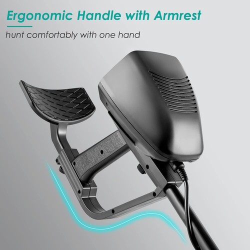 Metal Detector Regolabile metaldetector Rilevatore di Metalli Cerca Oro Ricerca - Foto 4 di 9