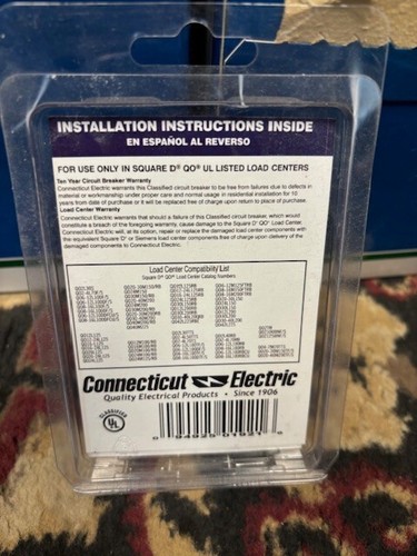 SIEMENS D-120 CIRCUIT BREAKER, 20 AMP, TYPE D, SINGLE POLE - Bild 2 von 2