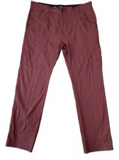 NWT prAna Stretch Zion II Pant Mens 38x32 Cacao Straight Stretch Flex Hiking 95