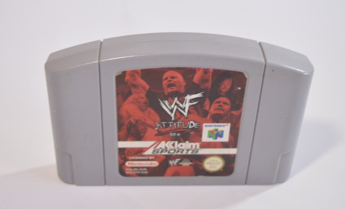 WWf Attitude Nintendo 64 N64 PAL retrogaming original (Europe Vidéo Game)
