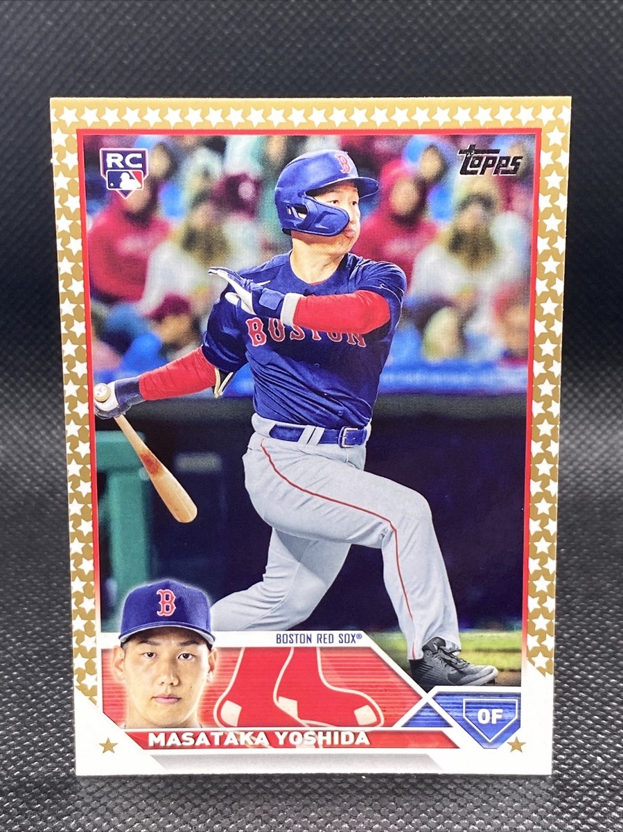 Masataka Yoshida RC 2023 Topps Gold Star Parallel #471 Boston Red