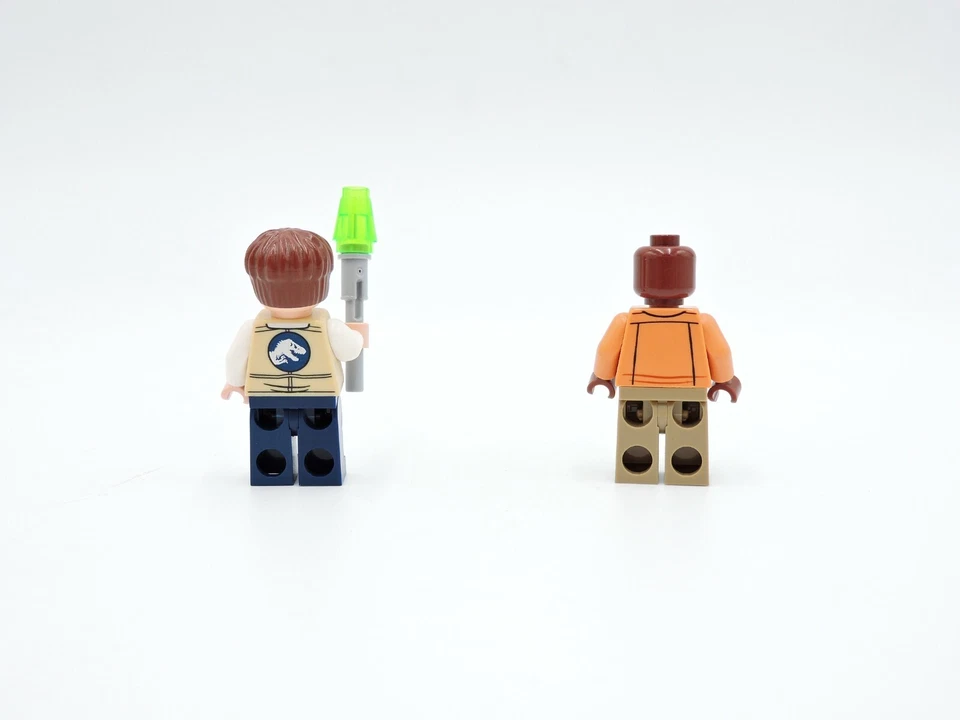 Vet and Barry 两个迷你人偶来自乐高侏罗纪世界 75920 RAPTOR ESCAPE 恐龙 — 第 2/2 张图片