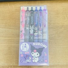 1Set Kuromi Anime Gel Pen Cartoon Pens Writing Stationery Student Japan 2025