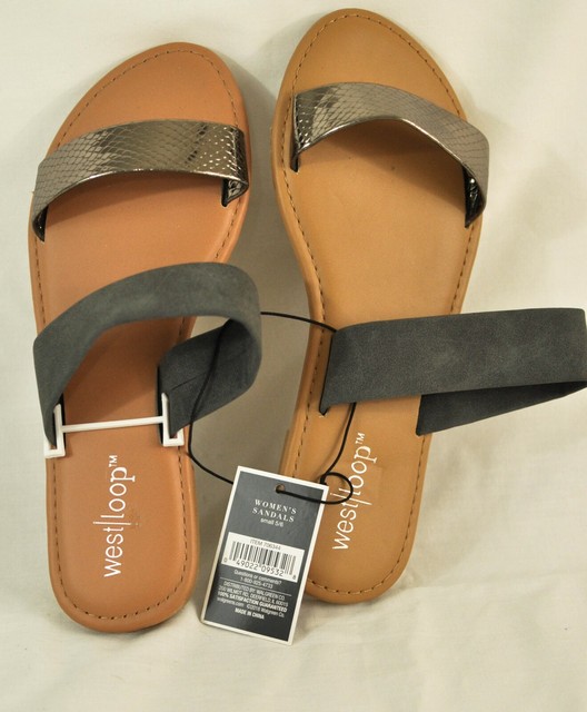 plain black slides women's bulk